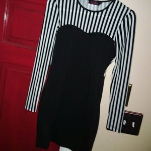 Cute black and white dress